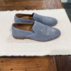 Trask Women’s Blue Perforated Loafers
